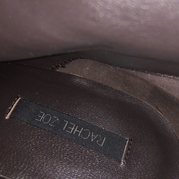 Rachel Zoe Chloe Luggage Leather Platform Boots 6 - Picture 13 of 15